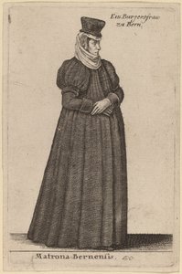 Matrona Bernese af Wenceslaus Hollar