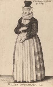 Berner kvinde, 1649. af Wenceslaus Hollar