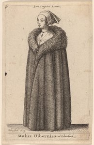 En irsk kvinde af Wenceslaus Hollar