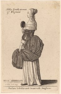 En ædel eller generøs engelsk kvinde af Wenceslaus Hollar
