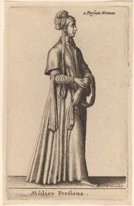 En persisk kvinde af Wenceslaus Hollar