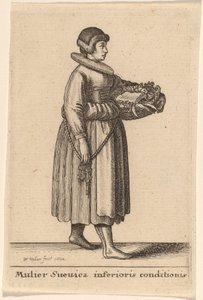 En svensk kvinde af ringere tilstand af Wenceslaus Hollar