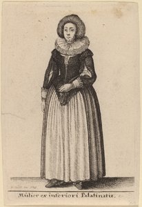 En kvinde fra det nedre Palainatus af Wenceslaus Hollar