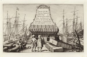 Skibe i forskellige former og former af Wenceslaus Hollar