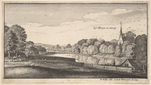 I nærheden af Albury, 1645. af Wenceslaus Hollar