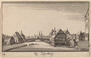 Nürnberg af Wenceslaus Hollar