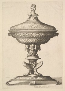 Udsmykket bæger, 1642. af Wenceslaus Hollar