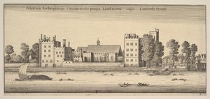Palace of the Archbishop of Canterbury nær London Lambeth House Lambeth House: P..., 1647 af Wenceslaus Hollar