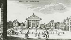 Piazza i Covent Garden, 1640 af Wenceslaus Hollar