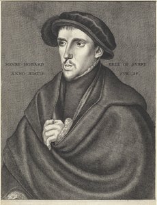 Portræt af Henry Howard, greve af Surrey af Wenceslaus Hollar