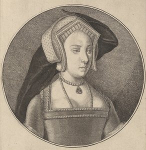 Prinsesse Mary, datter af Henry VIII af England, 1647., 1647. af Wenceslaus Hollar