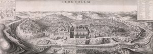 Prospekt af Jerusalem, 1660., 1660. af Wenceslaus Hollar