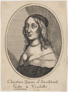 Dronning Christina af Wenceslaus Hollar