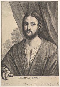 Raphael, 1651. af Wenceslaus Hollar