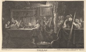 Pallas rige, 1646. af Wenceslaus Hollar