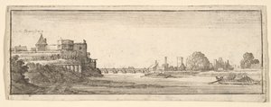 Regensburg, 1652-77. af Wenceslaus Hollar