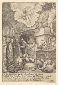 Opstandelse, 1625-77. af Wenceslaus Hollar