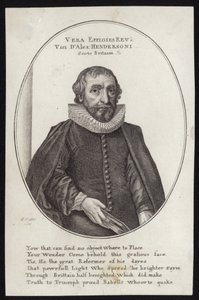 Pastor Alexander Henderson af Wenceslaus Hollar