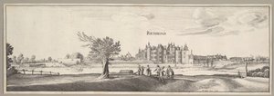 Richmond Palace, 1638. af Wenceslaus Hollar