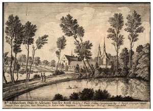 Rothendael kloster. Tilstand 1 af Wenceslaus Hollar