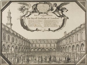 Kongelig Børs af Wenceslaus Hollar