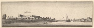 Ruesselsheim, 1642-44. af Wenceslaus Hollar