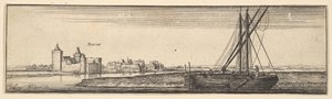 Ruhrort, 1642-44. af Wenceslaus Hollar