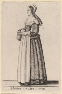 fransk landskab af Wenceslaus Hollar