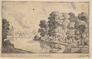 Schiff-math, 1625-77. af Wenceslaus Hollar