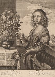 Forår, 1641. af Wenceslaus Hollar