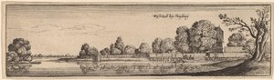 Strasbourg: Et betalingshus, ca. 1632. af Wenceslaus Hollar