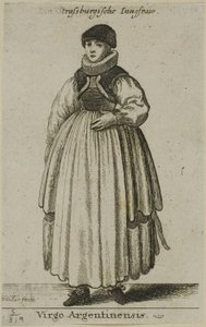 Strasbourg kvinde af Wenceslaus Hollar