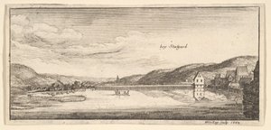 Stuttgart: Søen, 1663-65. af Wenceslaus Hollar