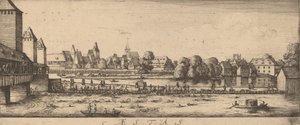 Sommer: Badestedet, ca. 16281629. af Wenceslaus Hollar