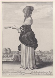 Sommer, fra Årstiderne, 1643-44., 1643-44. af Wenceslaus Hollar