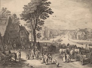 Kanalen, 1650. af Wenceslaus Hollar