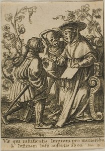 Kardinalen og Døden af Wenceslaus Hollar
