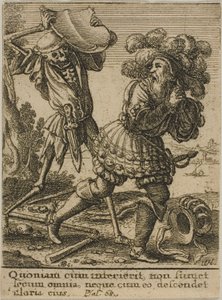 Greven og Døden af Wenceslaus Hollar