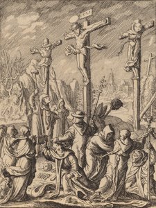 Korsfæstelsen. af Wenceslaus Hollar
