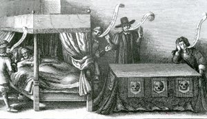 Kong James den Førstes død, 1625 af Wenceslaus Hollar
