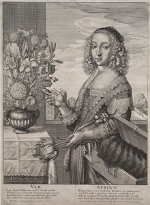 De fire årstider: Forår af Wenceslaus Hollar