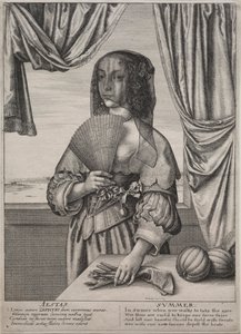 De fire årstider: Sommer, 1641. af Wenceslaus Hollar