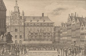 Freden i Munster, 1641. af Wenceslaus Hollar