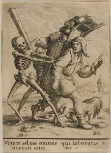 Kræmmeren og døden af Wenceslaus Hollar