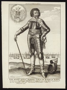 Den ærede Robert Earl of Warwick af Wenceslaus Hollar