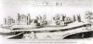Belejringen af Basing House, 1645 af Wenceslaus Hollar