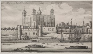 Tower, London. af Wenceslaus Hollar