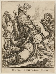 Vognmanden og Døden af Wenceslaus Hollar