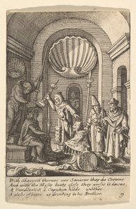 Kristi hån, 1625-77. af Wenceslaus Hollar