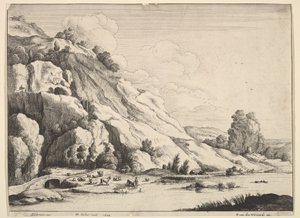 Stenbroen, 1649. af Wenceslaus Hollar